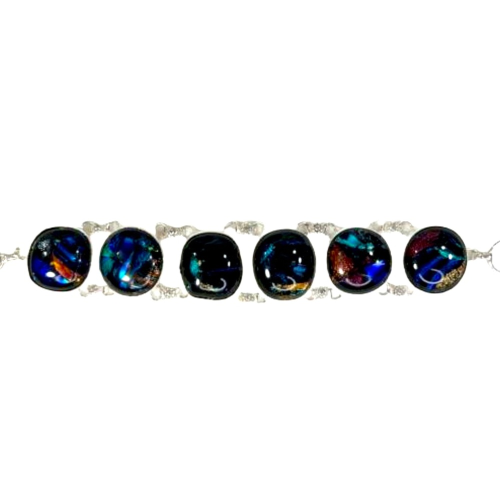 LUXURY Dichroic Glass Large Bracelet ONLY